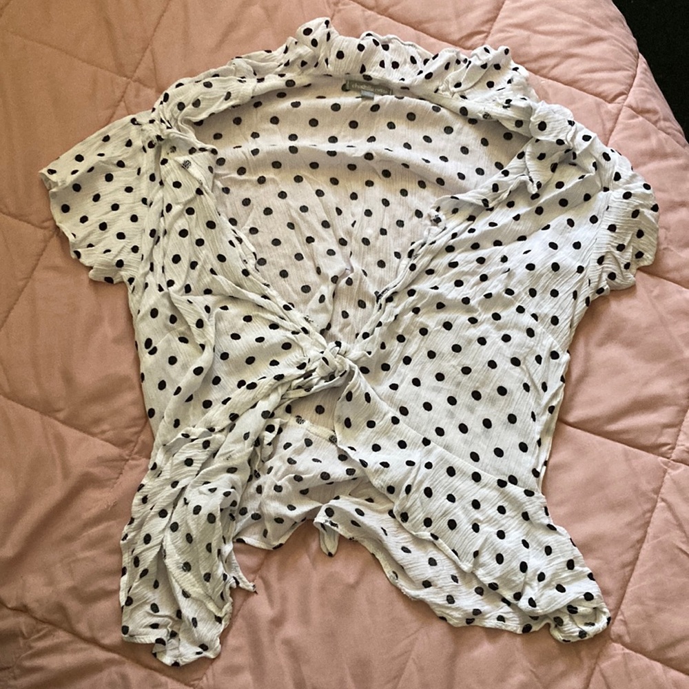 Polka dot shirt or cover up